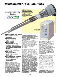 Thumbnail of document Data Sheet - LVCF-112-12-ETFE Conductivity Level Switches